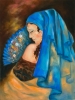The Woman with the Blue Fan